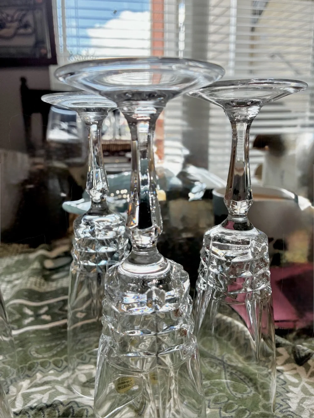 Vintage French Stemware 2 in Box. 3 Boxes. NIB with Tags intact. 6 Total. Lovely